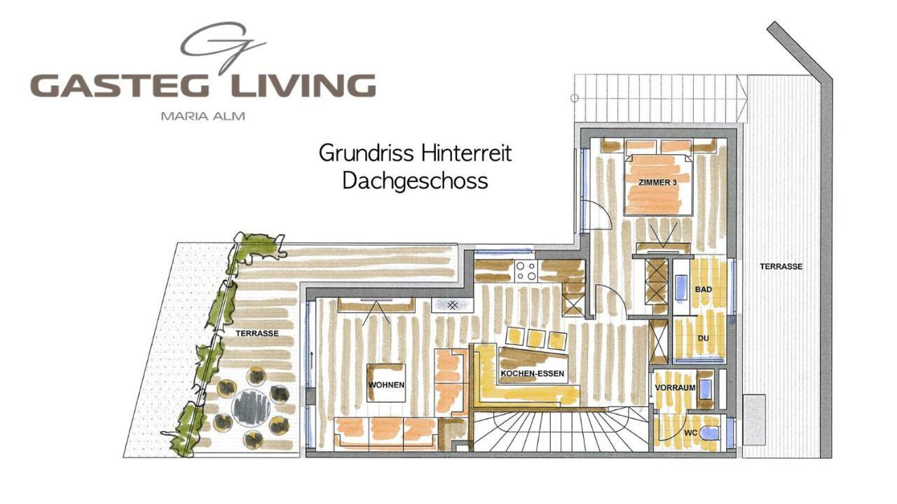 Gasteg Living Apartment Maria Alm am Steinernen Meer Bagian luar foto
